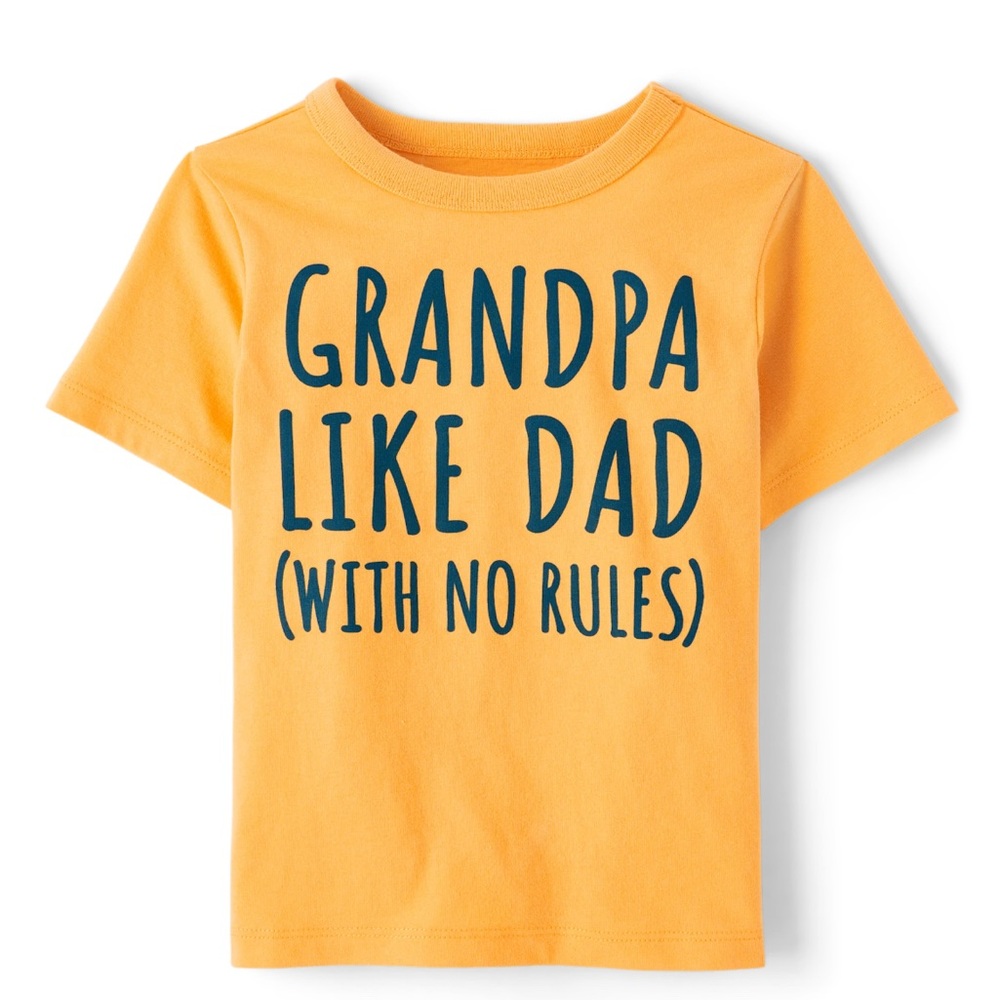 Unisex Toddler Grandpa Graphic T-Shirt, Various Sizes